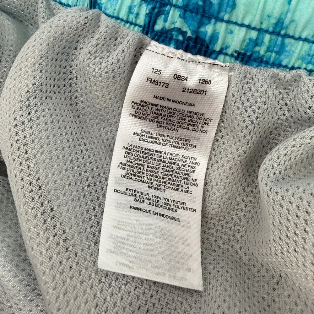 Columbia PFG Rambler Printed Water‎ Shorts Mens Small 6 Inseam Blue Teal NEW